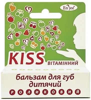 Бальзам для губ дитячий Enjee Kiss Вітамінний, 6 мл