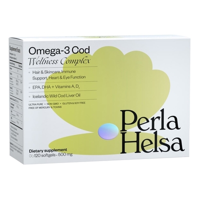 Жирные кислоты Perla Helsa Омега-3 з печени трески капсулы №120
