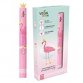 Електрична зубна щітка Vega Kids VK-500Р звукова, дитяча, рожева