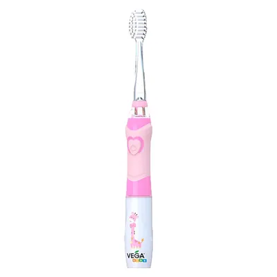 Електрична зубна щітка Vega Kids VK-400Р LIGHT-UP звукова, дитяча, рожева