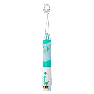 Електрична зубна щітка Vega Kids VK-400B LIGHT-UP звукова, дитяча, блакитна