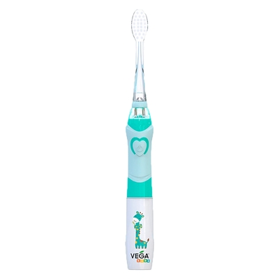 Електрична зубна щітка Vega Kids VK-400B LIGHT-UP звукова, дитяча, блакитна
