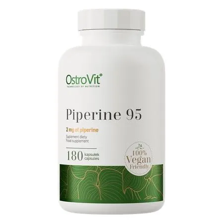 Чорного перцю екстракт 95% OstroVit Piperine 95% вег. капсули №180