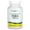 Пара-амінобензойна кислота (ПАБК) NaturesPlus PABA 1000 мг, 60 таблеток повільного вивільнення