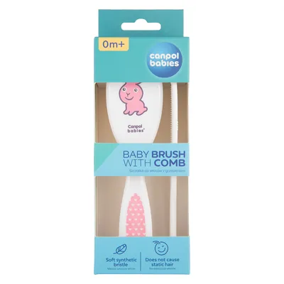 Щiтка Canpol babies 2/417 для волосся м'яка + гребінець