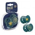 Пустышка силиконовая Lovi Stardust динамическая, 22/892-green, 0-3 месяца, 2 шт