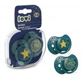 Пустышка силиконовая Lovi Stardust динамическая, 22/893-green, 3-6 месяца, 2 шт