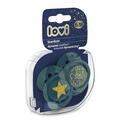 Пустушка силіконова Lovi Stardust динамічна, 22/894-green, 6-18 місяці, 2 шт