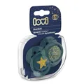 Пустушка силіконова Lovi Stardust динамічна, 22/894-green, 6-18 місяці, 2 шт