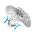 Пустышка силиконовая Lovi Salt&Pepper динамическая 22/880, 18+ месяцев, 2 шт