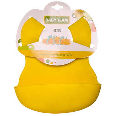 Нагрудник Baby Team 6500 резиновый от 6 месяцев