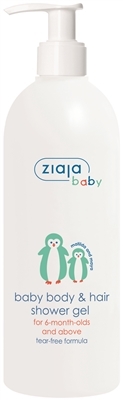 Гель для тела и волос Ziaja Baby гипоаллергенный очищающий, 400 мл