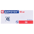 Диротон таблетки по 10 мг №28 (14х2)