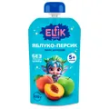 Пюре фруктове Elfik Magic для дітей з 5 місяців яблуко-персик, 100 г