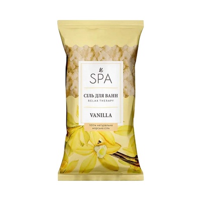 Сіль для ванн Spa натуральна морська, ваніль, 500 г