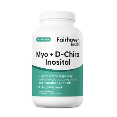 Міо-інозитол та D-хиро інозитол Fairhaven Health Myo + D-Chiro