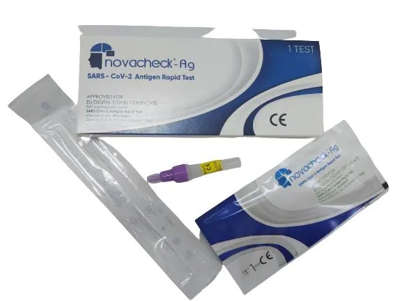 Тест Novacheck-Ag Sars CoV-2 Antigen Rapid Test для виявлення антигенів коронавірусу Covid-19, 1 штука