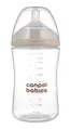 Пляшечка антиколікова Canpol Babies Natural Shape 35/401 з соскою Dual-zone з широким отвором, 260 мл