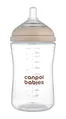Пляшечка антиколікова Canpol Babies Natural Shape 35/401 з соскою Dual-zone з широким отвором, 260 мл