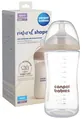 Пляшечка антиколікова Canpol Babies Natural Shape 35/402 з соскою Dual-zone з широким отвором, 330 мл