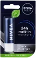 Бальзам для губ Nivea Men Active SPF15 для чоловіків, 4.8 г