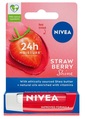 Бальзам для губ Nivea Клубничное сияние, маслами авокадо и дерева ши, 1 шт