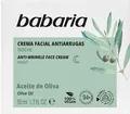 Крем для обличчя Babaria Olive Oil проти зморшок з олією оливи, 50 мл