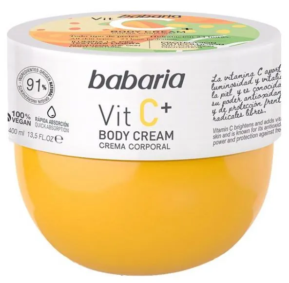 Крем для тіла Babaria Vit C+, 400 мл