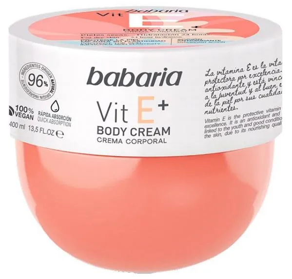 Крем для тіла Babaria Vit E+, 400 мл
