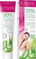 Крем для депіляції Eveline Eveline 99% Natural Aloe Vera делікатний для чутливої шкіри ніг, рук та бікіні, 125 мл