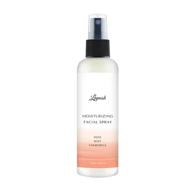 Спрей для обличчя Lapush Rose, Mint & Chamomile зволожуючий, 100 мл