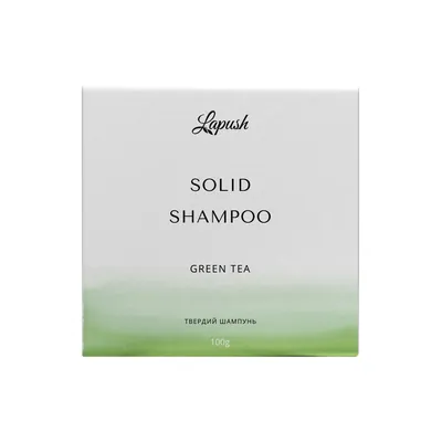 Шампунь твердий Lapush Green Tea, 70 г