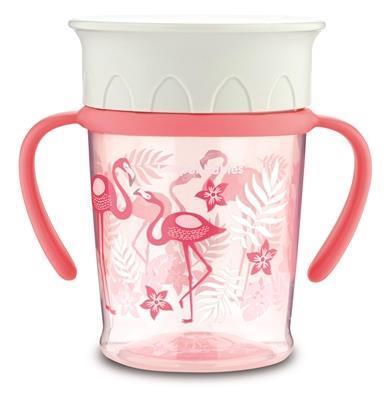 Кружка Canpol babies Jungle 360, коралловая, 56/504_cor, 270 мл