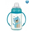 Кружка Canpol babies Cute Animals тренувальна з силіконовим носиком, ведмедик, бірюзова, 56/512_tur, 320 мл