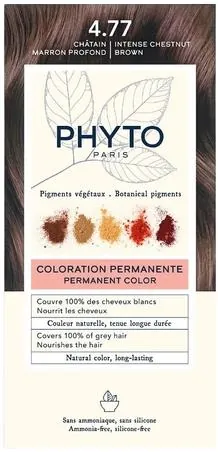 Крем-фарба Phyto Phytocolor, тон 4.77 шатен темний каштановий