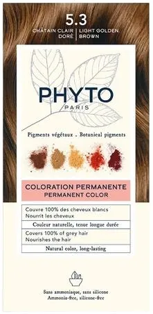 Крем-фарба Phyto Phytocolor, тон 5.3 світлий шатен золотистий