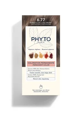 Крем-фарба Phyto Phytocolor, тон 6.77 темно-каштановий капучіно