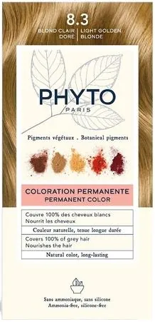 Крем-фарба Phyto Phytocolor, тон 8.3 світло-русий золотистий