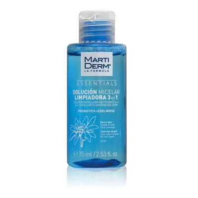 Міцелярний розчин MartiDerm Essentials Micellar Solution 3-в-1 очищувальний, 75 мл