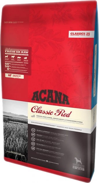 Корм сухой для собак всех пород ACANA Classic Red, 14,5 кг