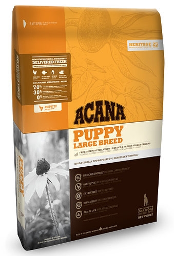 Корм сухой для щенков крупных пород ACANA Puppy Large Breed, 17 кг