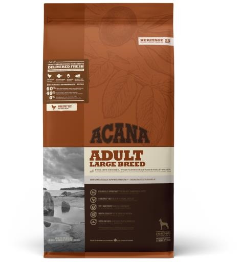 Корм сухой для собак крупных пород ACANA Adult Large Breed, 17 кг