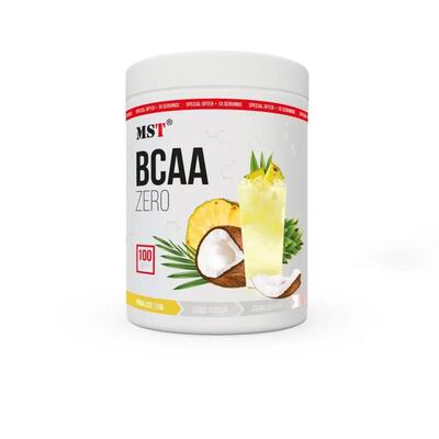 Комплекс аминокислот MST Nutrition BCAA Zero пинаколада, 100 порций, 600 г