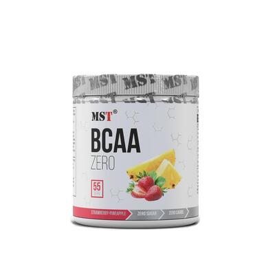 Комплекс аминокислот MST Nutrition BCAA Zero клубника-ананас, 55 порций, 330 г