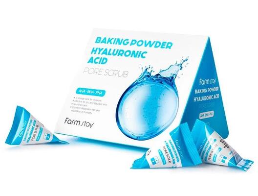 Скраб для очищення пор Farmstay Baking Powder гіалуронова кислота, 7 г