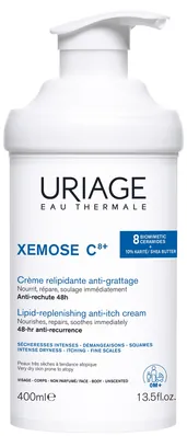 Крем Uriage Xemose С8+ ліпідовідновлюючий проти свербежу, 400 мл Крем Uriage Xemose С8+ ліпідовідновлюючий проти свербежу, 400 мл