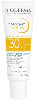 Эмульсия для лица Bioderma Photoderm АКN MAT матирующая, SPF30, 40 мл