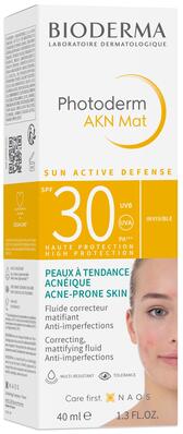 Емульсія для обличчя Bioderma Photoderm АКN MAT матуюча, SPF30. 40 мл