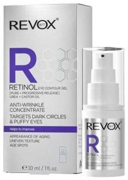Гель-концентрат навколо очей Revox Retinol проти зморшок з ретинолом, 30 мл
