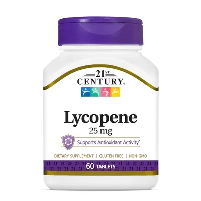 Лікопін 21st Century Lycopene 25 мг таблетки №60